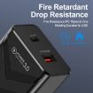 20W PD + QC 3.0 Dual Ports Fast Charger with USB to 8 Pin Cable - 4
