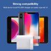 20W USB-C/Type-C + USB Fast Charging Travel Charger, UK Plug - 6