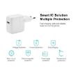 12W USB Port Travel Charger for iPad/iPod/iPhone - EU Plug - 5