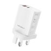 ROCK T51 30W Type-C/USB-C + USB PD Dual Ports Fast Charging Travel Charger, UK Plug - 1