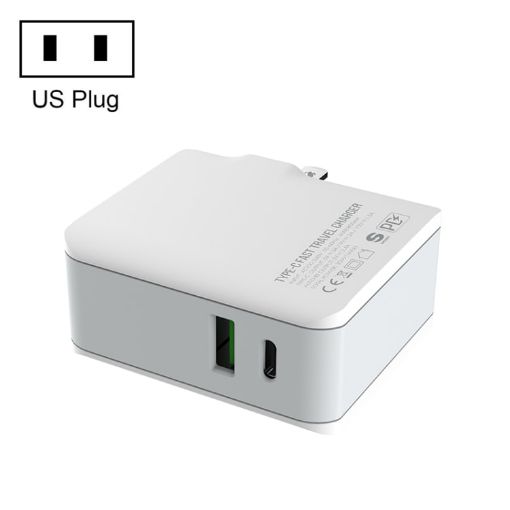 LDNIO A4403C 30W PD Fast Travel Charger + 1m 8 Pin Cable - 1