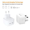 SDC-40W Dual PD USB-C Charger for iPhone/iPad, EU Plug - 5