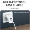 IVON AD52 18W USB-C/Type-C + USB Dual Port PD Fast Charge (UK Plug) - 6