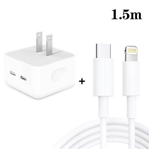 SDC-40W Dual PD USB-C Charger with 1.5m Cable - 1