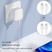 PD 50W Dual USB-C/Type-C Ports Charger (US Plug) - Fast Charging - 2