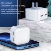PD 50W Dual USB-C/Type-C Ports Charger (US Plug) - Fast Charging - 6