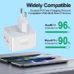 PD 50W Dual USB-C/Type-C Ports Charger (EU Plug) - Fast Charging - 5