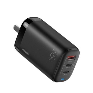 REMAX RP-U55 65W USB+C Fast Charger, CN Plug (Black) - 1