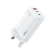 REMAX RP-U55 65W USB+C Fast Charger - UK Plug (White) - 1