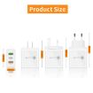 45W PD3.0 + 2 x QC3.0 USB Multi Port Charger with Type-C to 8 Pin Cable - 7