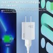 WK WP-U140 33W Power Series USB+USB-C Fast Charger - US Plug (White) - 4