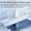 WK WP-U140 33W Power Series USB+USB-C Fast Charger - UK Plug (White) - 2