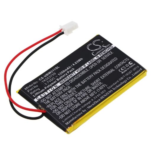 Uniden UBW2010C Monitor Battery (p/n YK553759) Replacement - 1