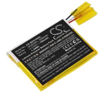 Sandisk Sansa Clip Jam Battery (p/n 363830PL SDMX26) - 1