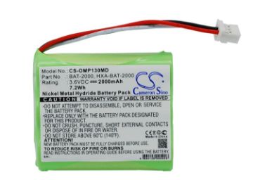 Omron HBP-1300 Blood Pressure Monitor Battery BAT-2000 - 1