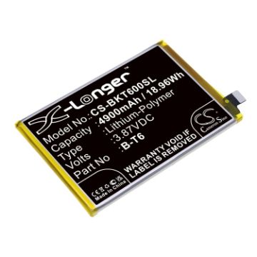 Battery for Vivo IQOO Z6 5G I2127 (p/n B-T6) - 1