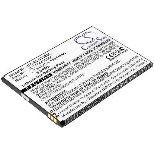Battery for Blu C5L C5 2019 C110U C110L C050 C775443200L - 1