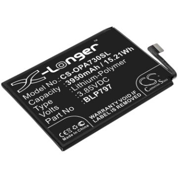 Oppo PDYM20 CPH2161 A73 A72 5G Battery BLP797 - 1