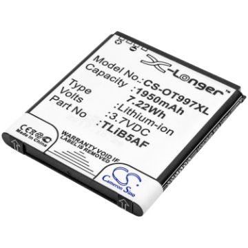 Alcatel One Touch Battery CAB32E0000C1/C2 for OT-997/5035/5036D - 1