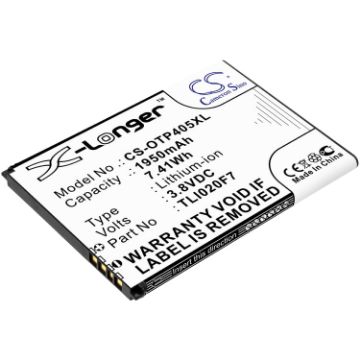 Alcatel OT-5045 Battery TLI020F7 for One Touch Pixi 4 5.0 - 1