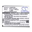 Motorola F3C F3 EM325 EM25 Battery BD50 SNN5796 - 3