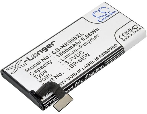 Nokia Lumia 900 4G LTE Battery BP-6EW Replacement - 1