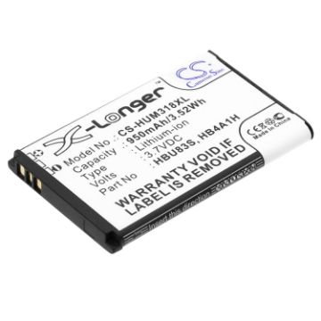 Huawei V839 V716 U2800 Battery (p/n HB4A1H HBU83S) - 1