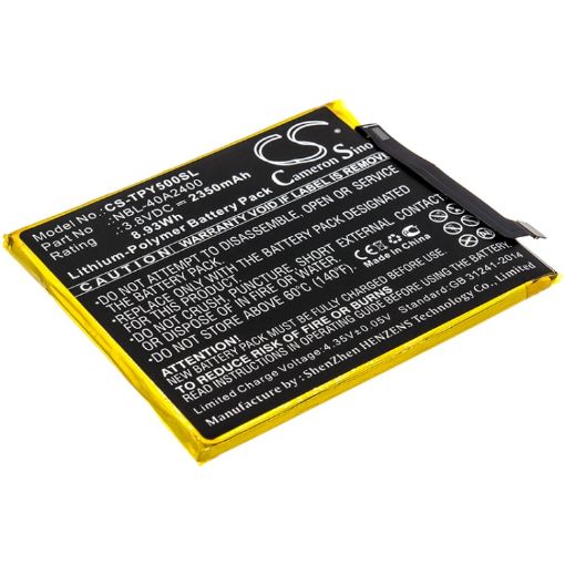 Battery for Tp-Link Neffos Y5s Dual SIM LTE (p/n NBL-40A2400) - 1