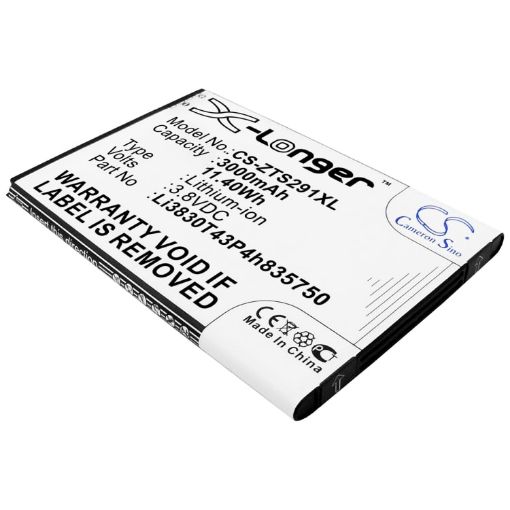 Battery for Zte ZMax Grand LTE ZMax 2 Z995L Z958 Z955A Z916BL - 1