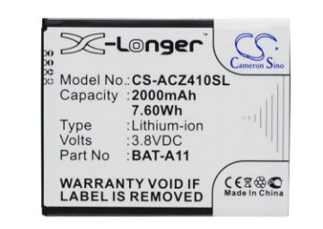 Acer TM01 T01 Liquid Z410 Z330 Z320 Battery BAT-A11 1ICP5/51/62 - 1