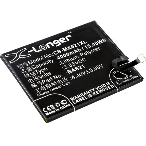 Battery for Meizu Note 5 M621Q M621M M621C M5 Note BA621 - 1