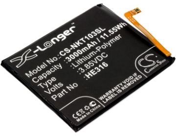 Nokia 6 Battery HE316 HE335 for TA-1039 TA-1033 TA-1025 TA-1021 - 1