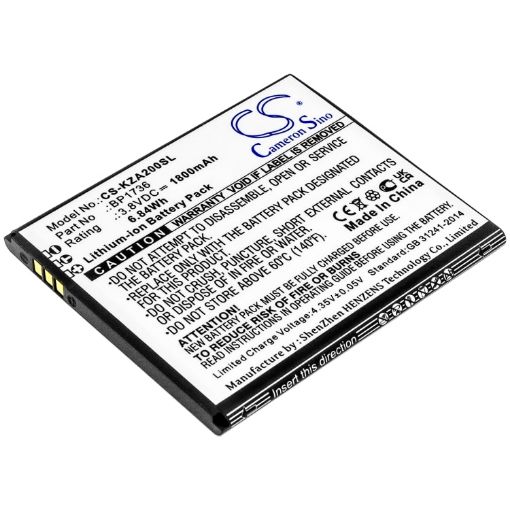 Kazuna KAZN20PP KAZN20 eTalk MYFLIX Battery BP1736 - 1