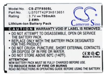 Zte F851 F850 F256 F252 Battery (Li3707T42P3h513651) - 1