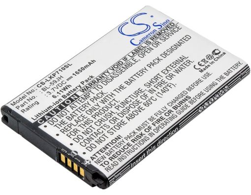 Verizon VS870 Lucid 2 ENACT Battery BL-59JH EAC61998402 - 1
