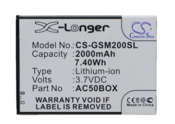 Battery for Archos 50B Oxygen/Platinium/Neon 4G (AC500BNE AC50BOX) - 1