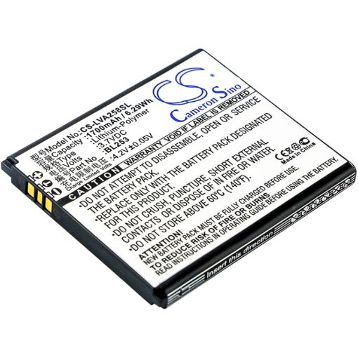 Lenovo A2860 A2580 Battery BL253 Replacement - 1