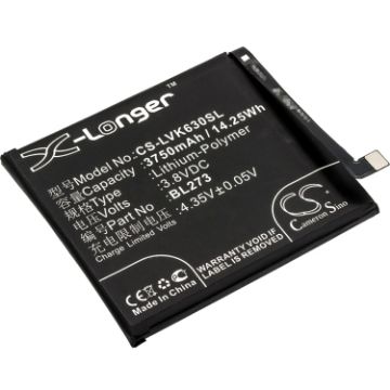 Lenovo K8 Plus K6 Note Dual SIM Battery BL273 - 1