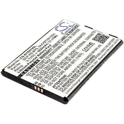 Kyocera E6790 DuraForce XD Battery 5AAXBT091GEA SCP-65LBPS - 1