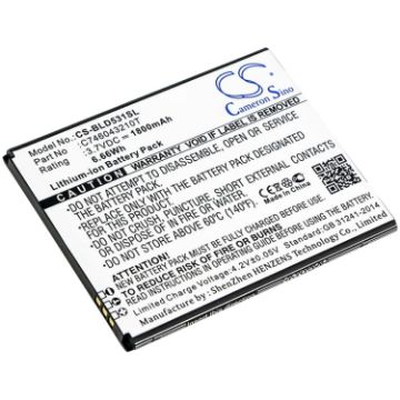 Battery for Blu Studio 5.0K D531K D530K C746043210T C746043230T - 1