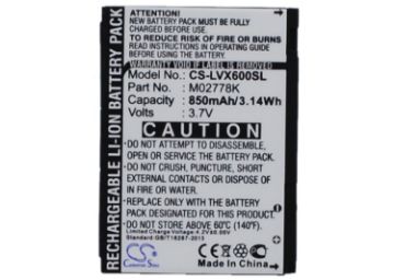 LG LX600 Lotus Battery LGIP-490A SBPL0095501 - 1