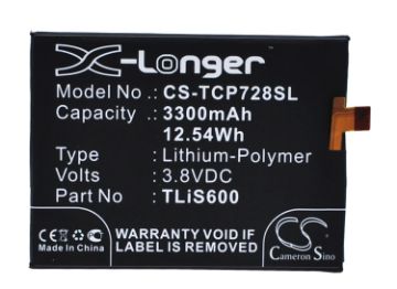 Tcl P728M M2U M2M M2L I718M 3N Battery TLiS600 - 1