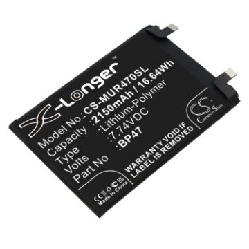 Battery for Xiaomi Redmi Note 11 Pro+ 5G/Hypercharge BP47 - 1