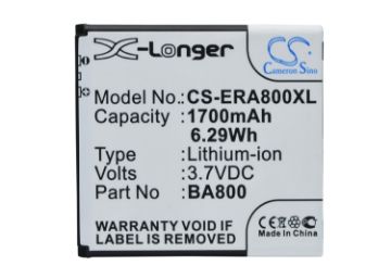 Battery for Sony Ericsson Xperia V S Arc S SOL21 SO-01E BA800 - 1
