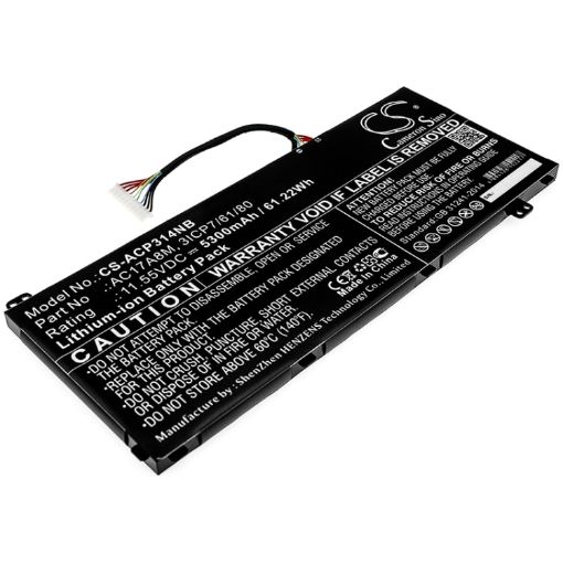 Acer TravelMate X3410-MG Battery 3ICP7/61/80 AC17A8M - 1