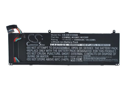 Dell Inspiron 3138 3135 11-3197 11-3137 Battery (p/n 0CGMN2) - 1