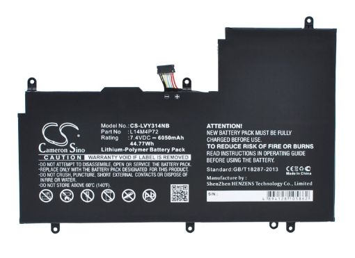 Lenovo Yoga 700-14ISK Battery L14M4P72 L14S4P72 80QD00C5GE 80QD008EGE - 1