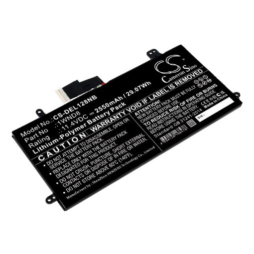 Dell Latitude 5285 Battery (p/n 1WND8) for Latitude 12 5285 - 1