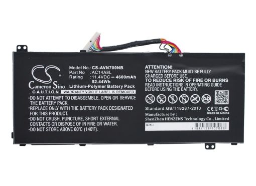 Acer VX5-591G/VN7-792G/VN7-791G Battery (p/n 934T2119H AC14A8L) - 1
