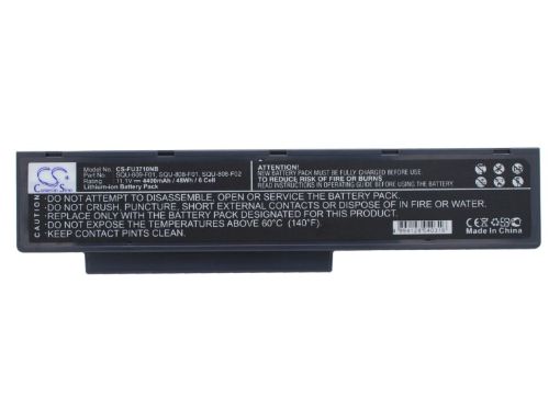 Battery for Fujitsu Amilo Pi3560 Li3910 Li3710 (3UR18650-2-T0182) - 1